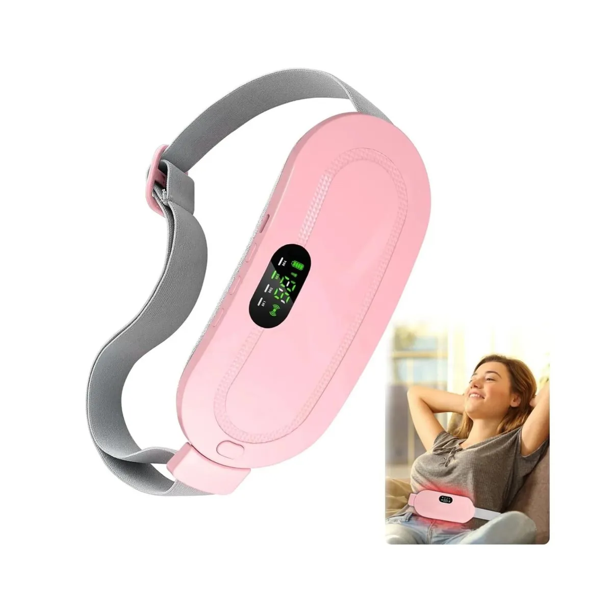 OEM - Cinturón Masajeador Térmico de Dolores y Cólicos  Menstruales  Digital