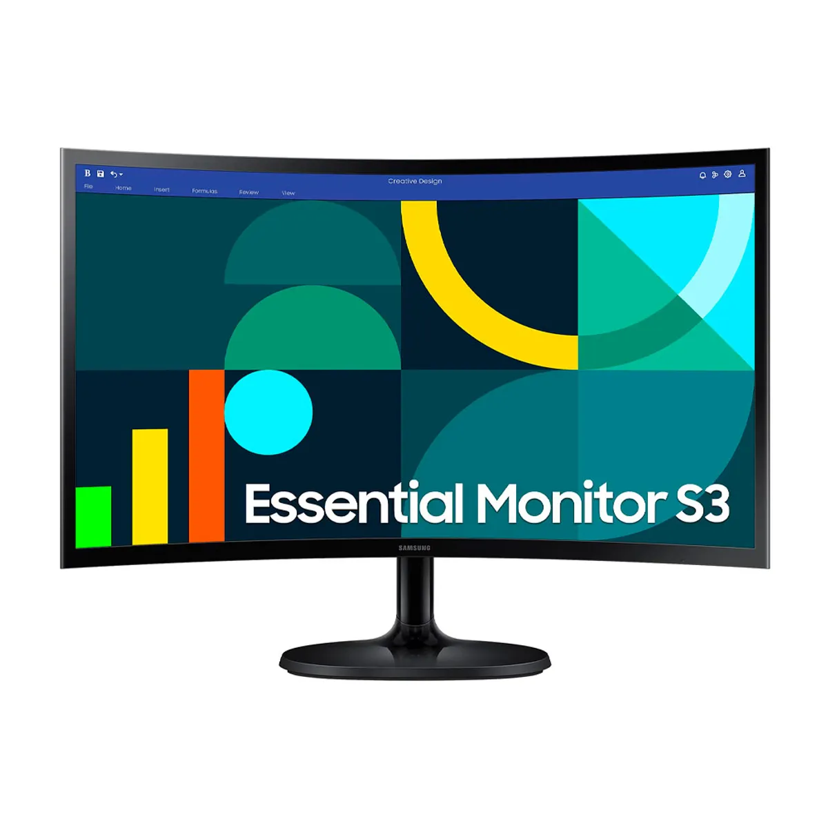 SAMSUNG - MONITOR SAMSUNG LS24D360GALXPE 24 Curvo VA FHD 100Hz 4ms