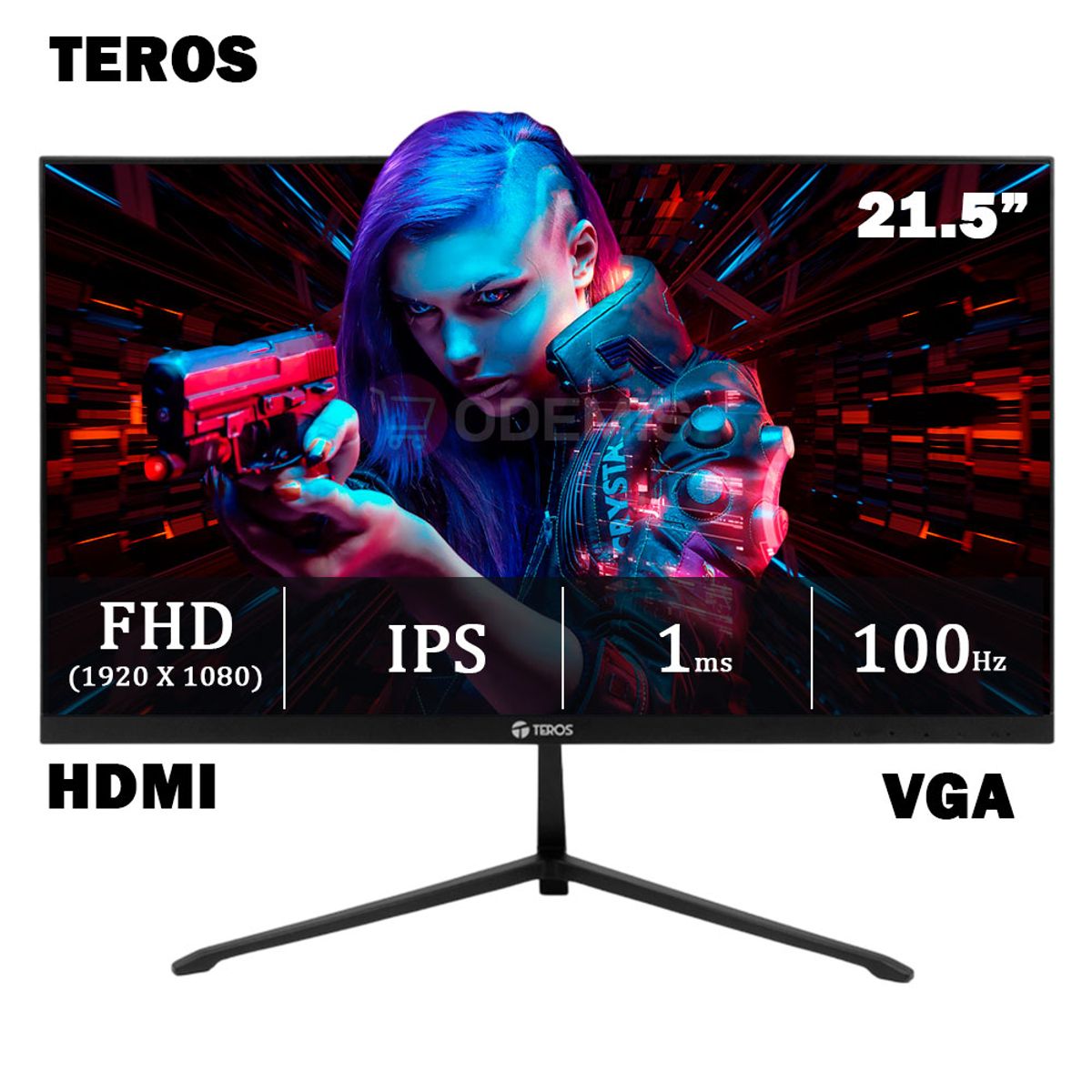 TEROS - MONITOR TEROS TE-2128S 215 IPS FHD 100Hz 1ms