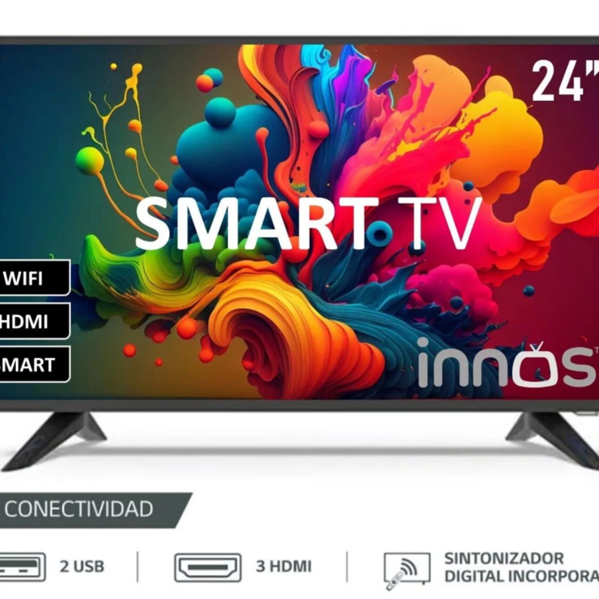 GENERICO - Televisor S2401KU 24” HD Smart Conex LAM Wiffi 2.4 GHz