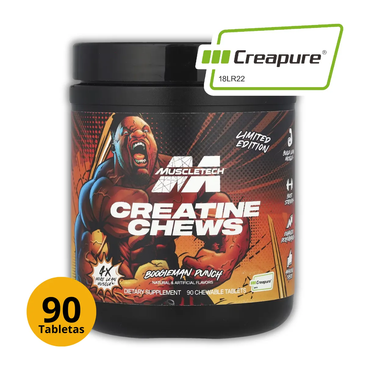 MUSCLETECH - CREATINA CREAPURE DE MUSCLETECH DE 90 PASTILLAS - CREATINA MONOHIDRATADA CREAPURE