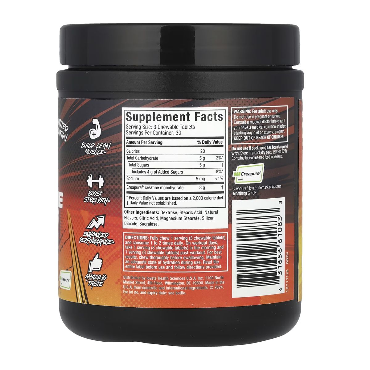 MUSCLETECH - CREATINA CREAPURE DE MUSCLETECH DE 90 PASTILLAS CON PORTASUPLEMENTOS - CREATINA MONOHIDRATADA CREAPURE