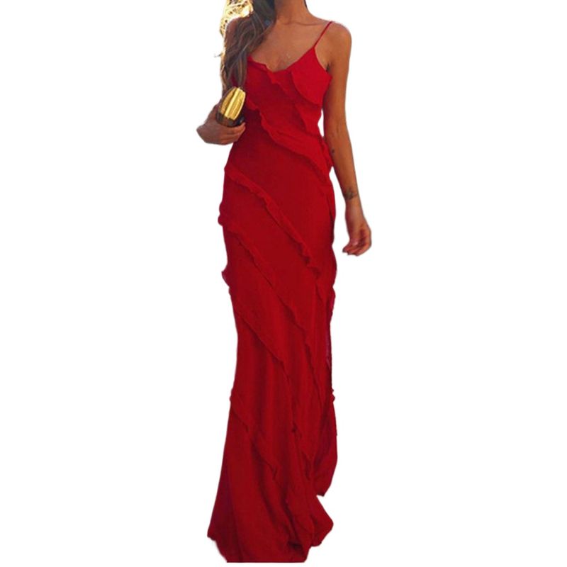 GIOIO - Vestido de gala MujerRojo