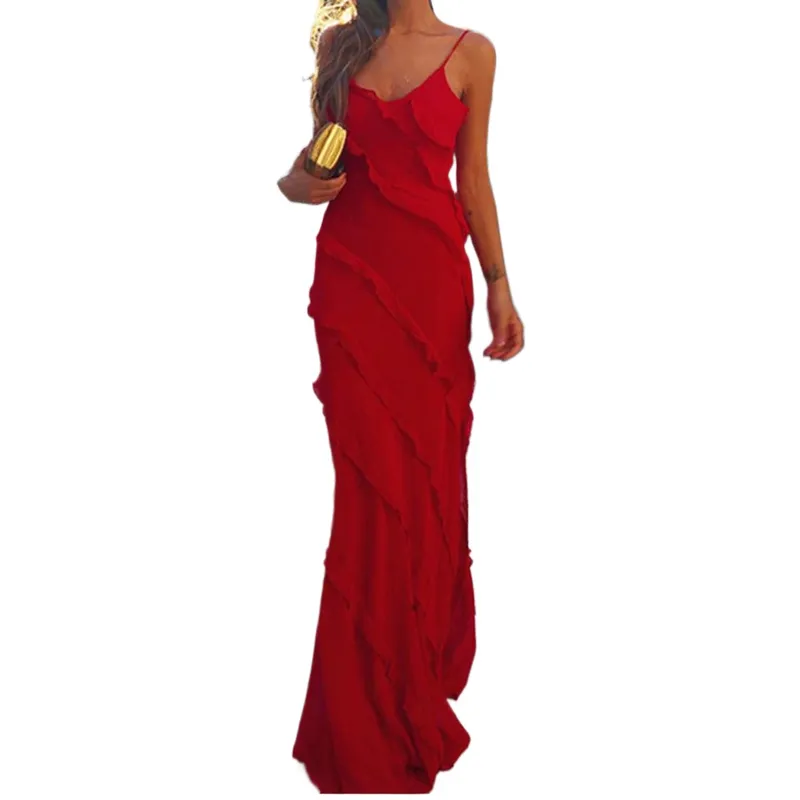 GIOIO - Vestido de gala MujerRojo