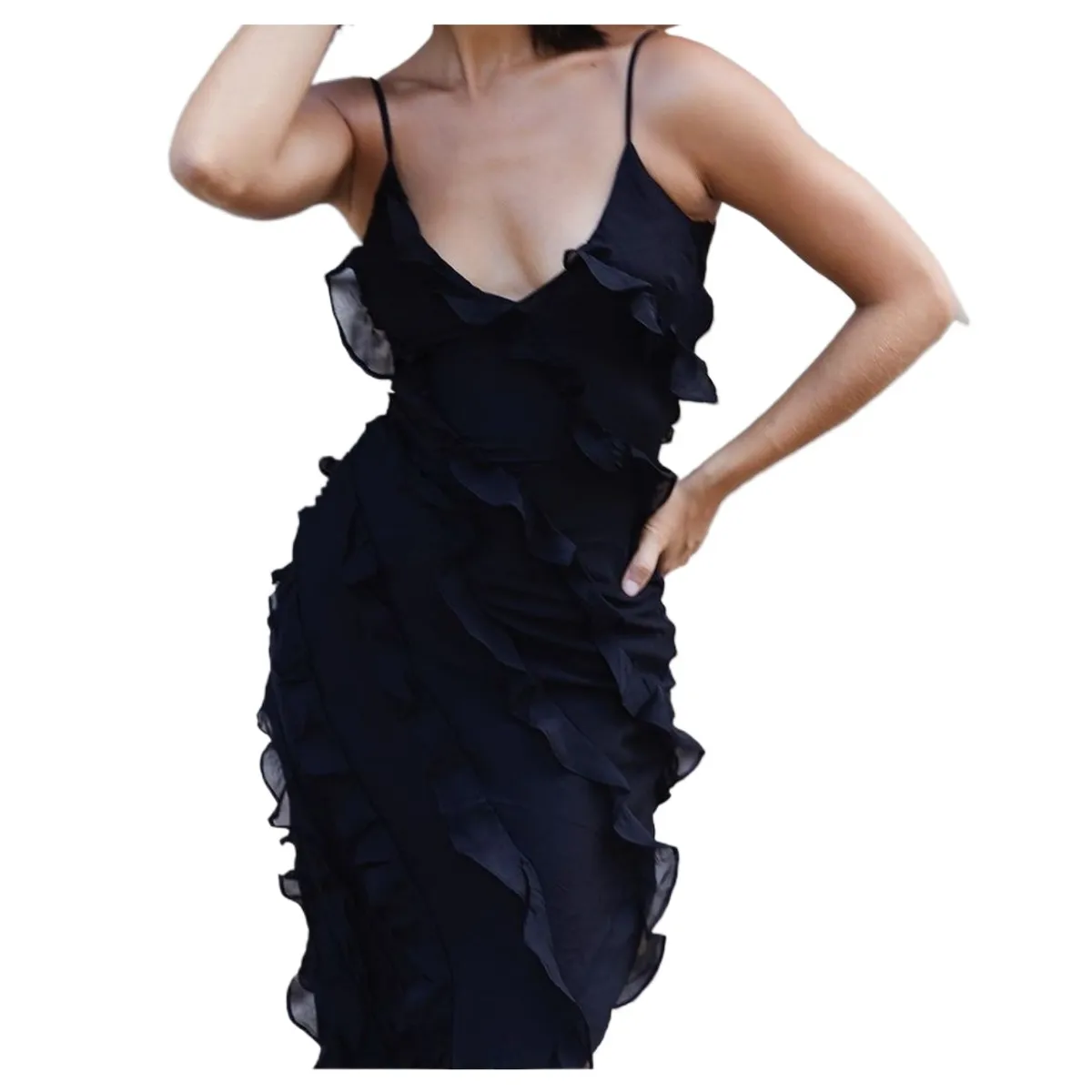 GIOIO - Vestido de gala MujerNegro