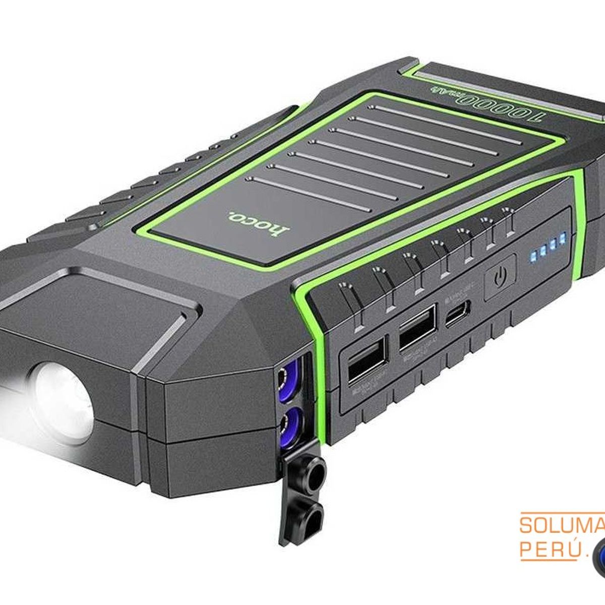 HOCO - Arrancador de bateria - 10000mA Portatil - Power Bank Hoco