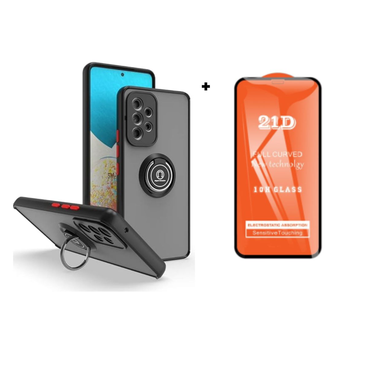 SPACE - CASE AHUMADO SAMSUNG A52 - A52S NEGRO + MICA