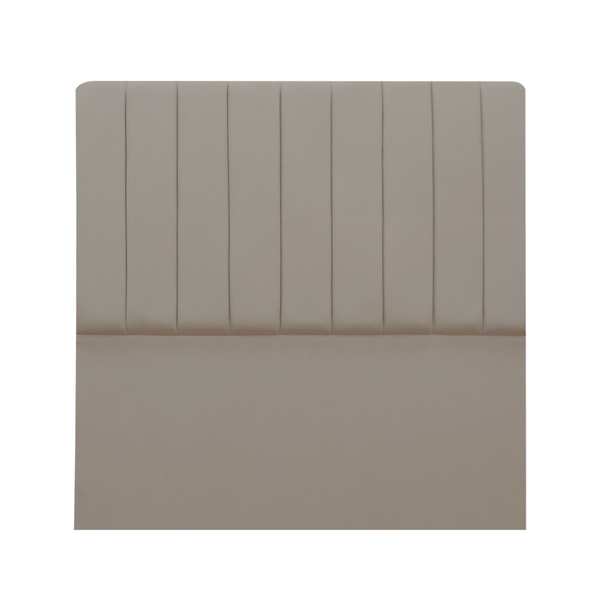 MUEBLES MACRUMO - Combo Cama tapizada Calisia -2 Plz Beige oscuro+colchón semiortopédico