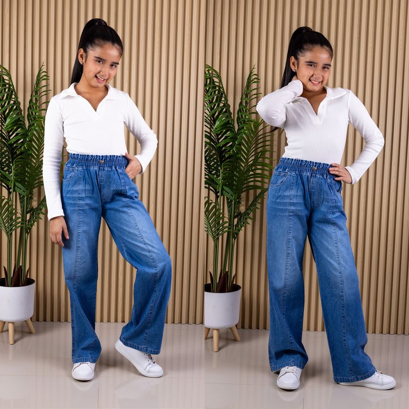 DANUS - PANTALONELASTICADOmonDEMIN niña danus