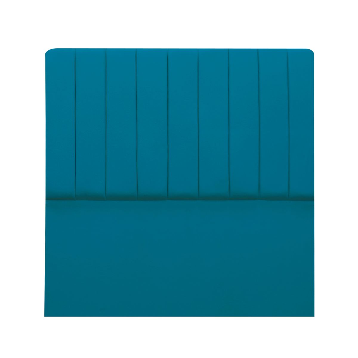 MUEBLES MACRUMO - Combo Cama tapizada Calisia - Queen Turquesa + colchón semiortopédico
