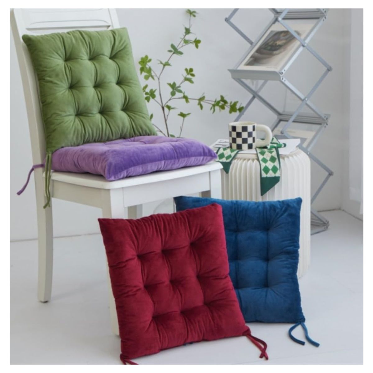 CUTE - COJÍN PARA SILLA CON DISEÑO CAPITONEADO