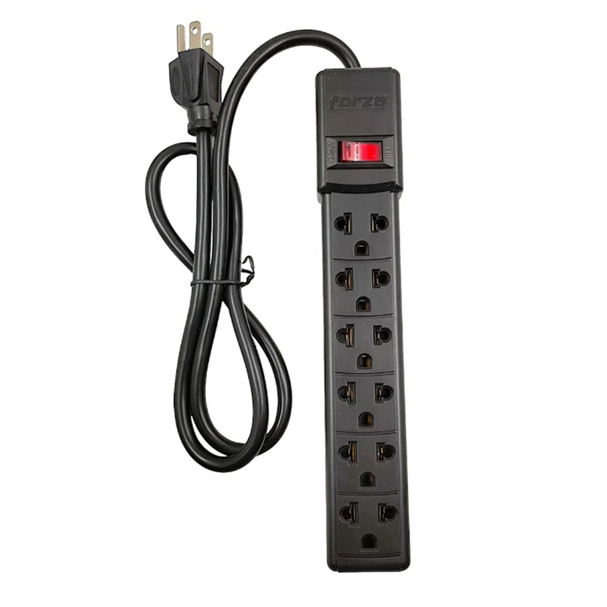 FORZA - EXTENSION supresor de picos - 6 tomas - cordón 0.9 metros - FORZA