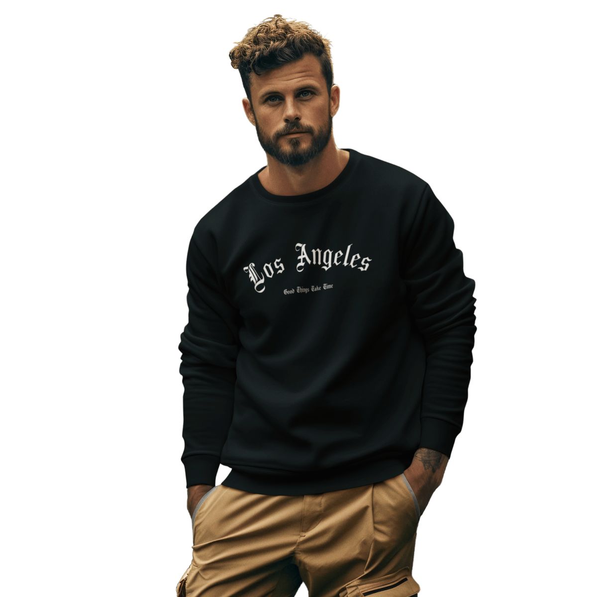 GENERICO - POLERA SIN CAPUCHA HOMBRE - LO QUE NO NECESITAS