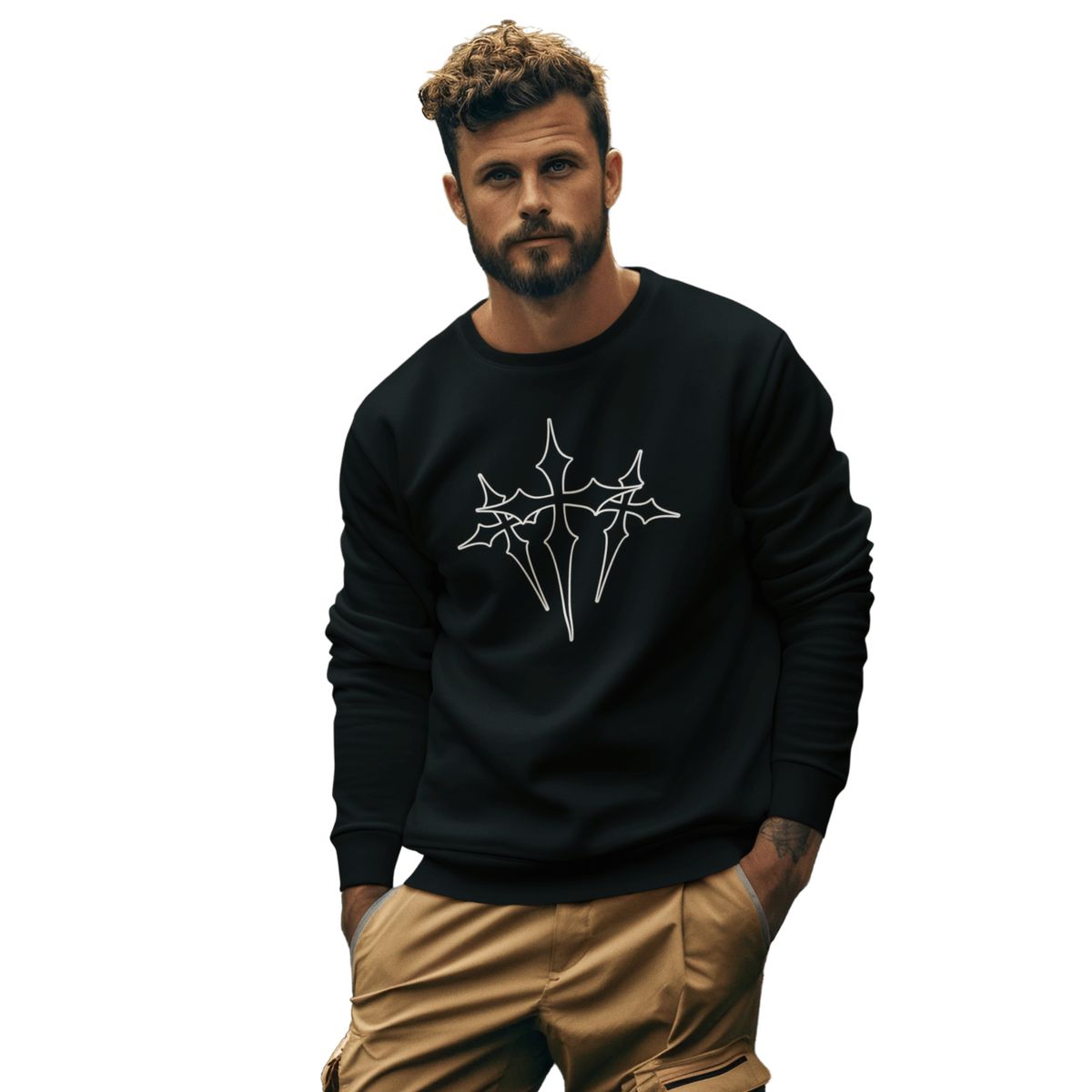 GENERICO - POLERA SIN CAPUCHA HOMBRE - LO QUE NO NECESITAS