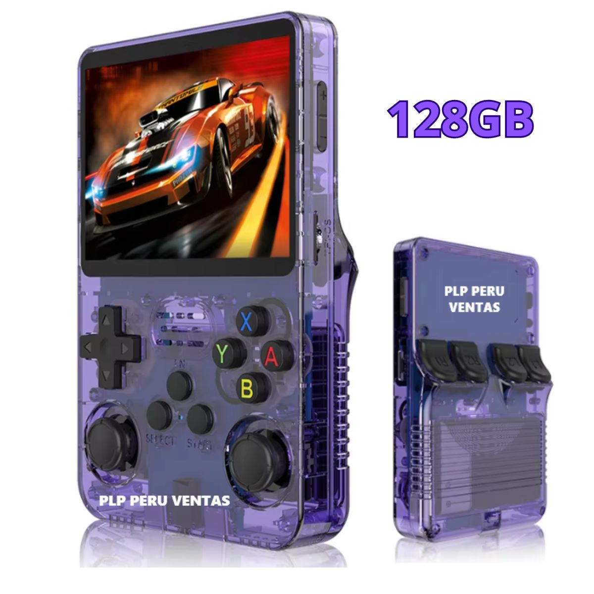 OEM - Consola Portatil R36S 128GB 3500mAh Purpura