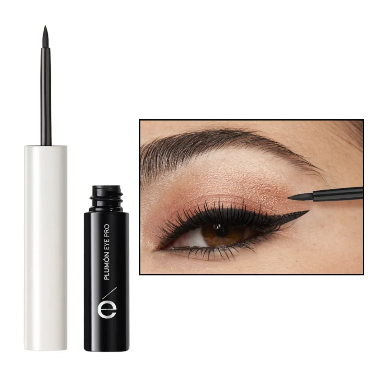 ESIKA - Delineador liquido punta plumón ésika negro a prueba de agua