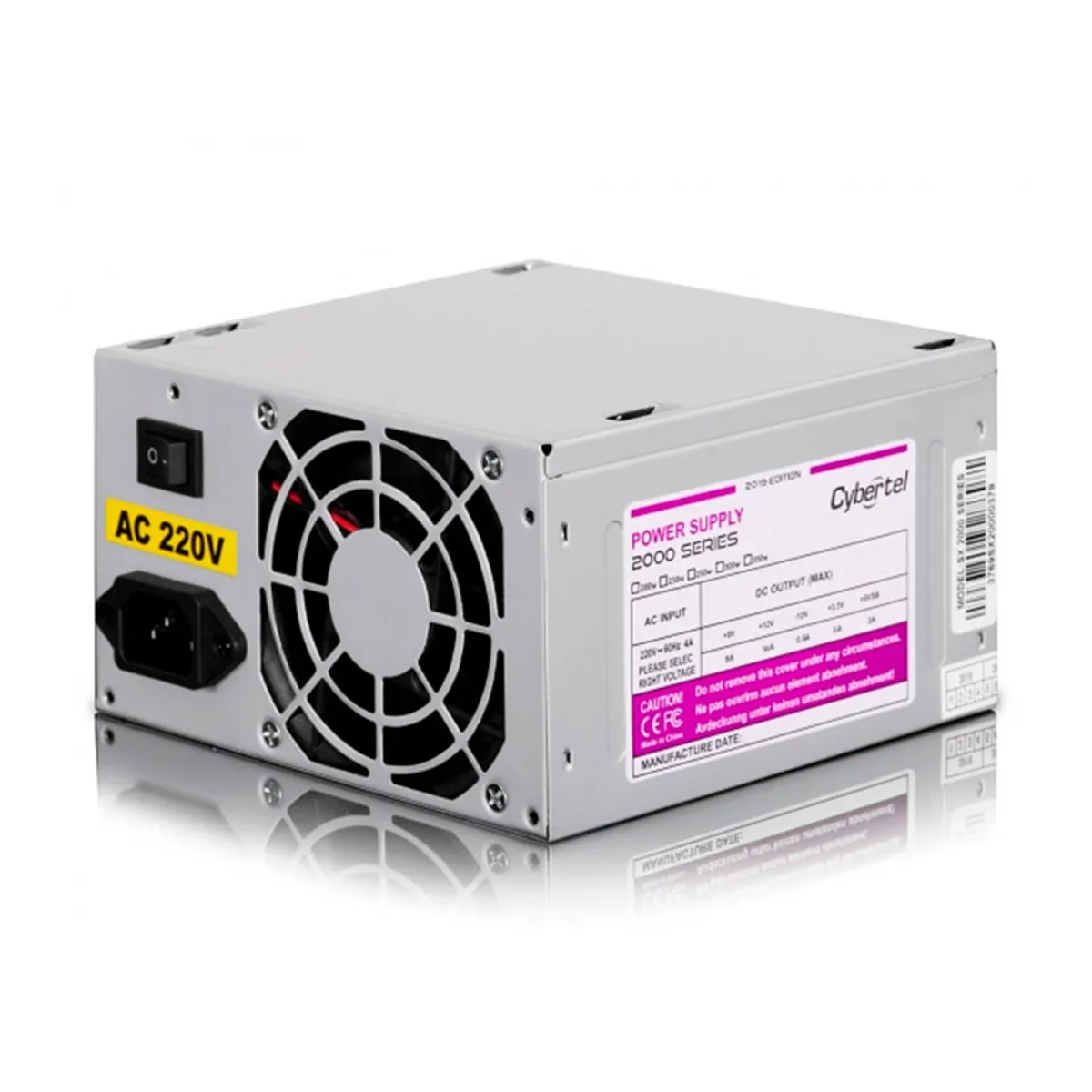 CYBERTEL - FUENTE CYBERTEL POWER SUPPLY ATX 200W GRIS MODULAR