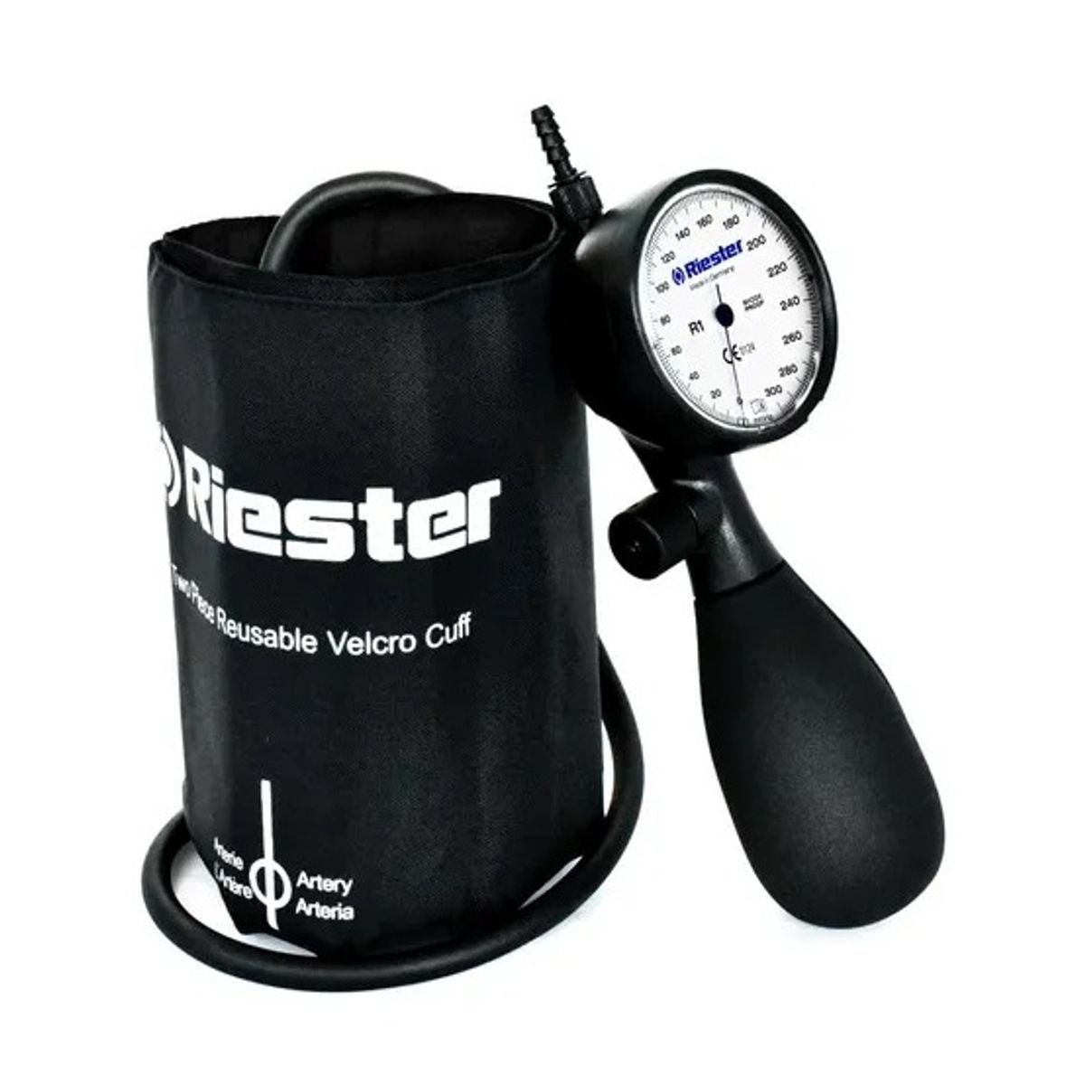 RIESTER - Tensiómetro Aneroide R1 shock-proof® con 3 brazaletes