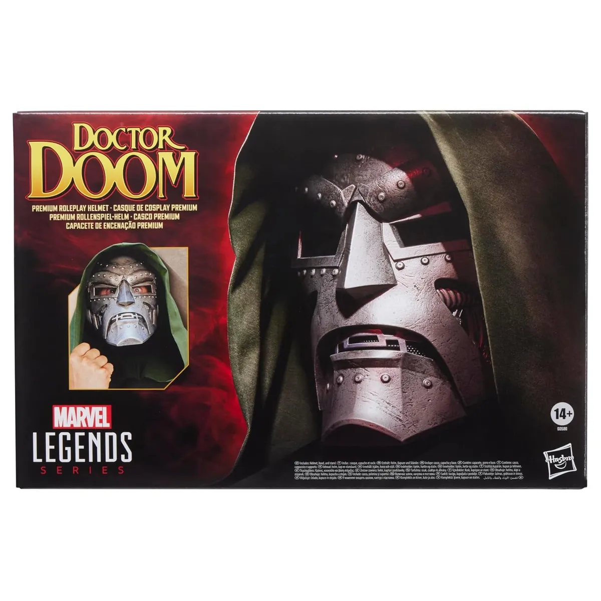 MARVEL - Casco Doctor Doom Marvel Legends Los 4 Fantasticos Helmet