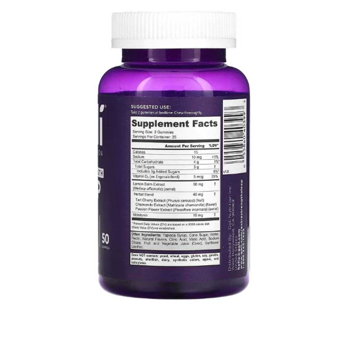 GOLI NUTRITION - Goli Nutrition Extra Sueño Rapido Melatonina 10mg