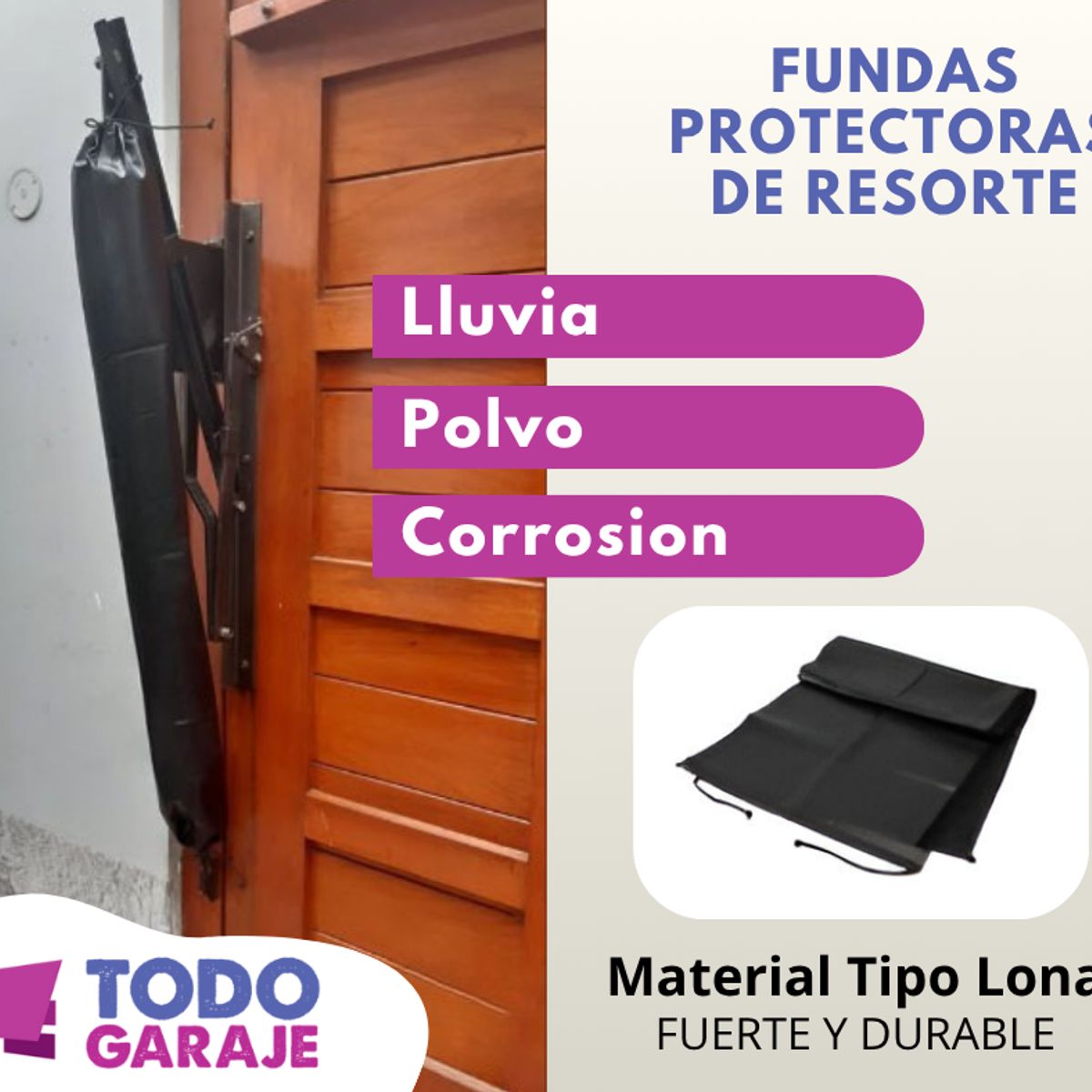 GENERICO - Funda Resortes Puerta Levadiza