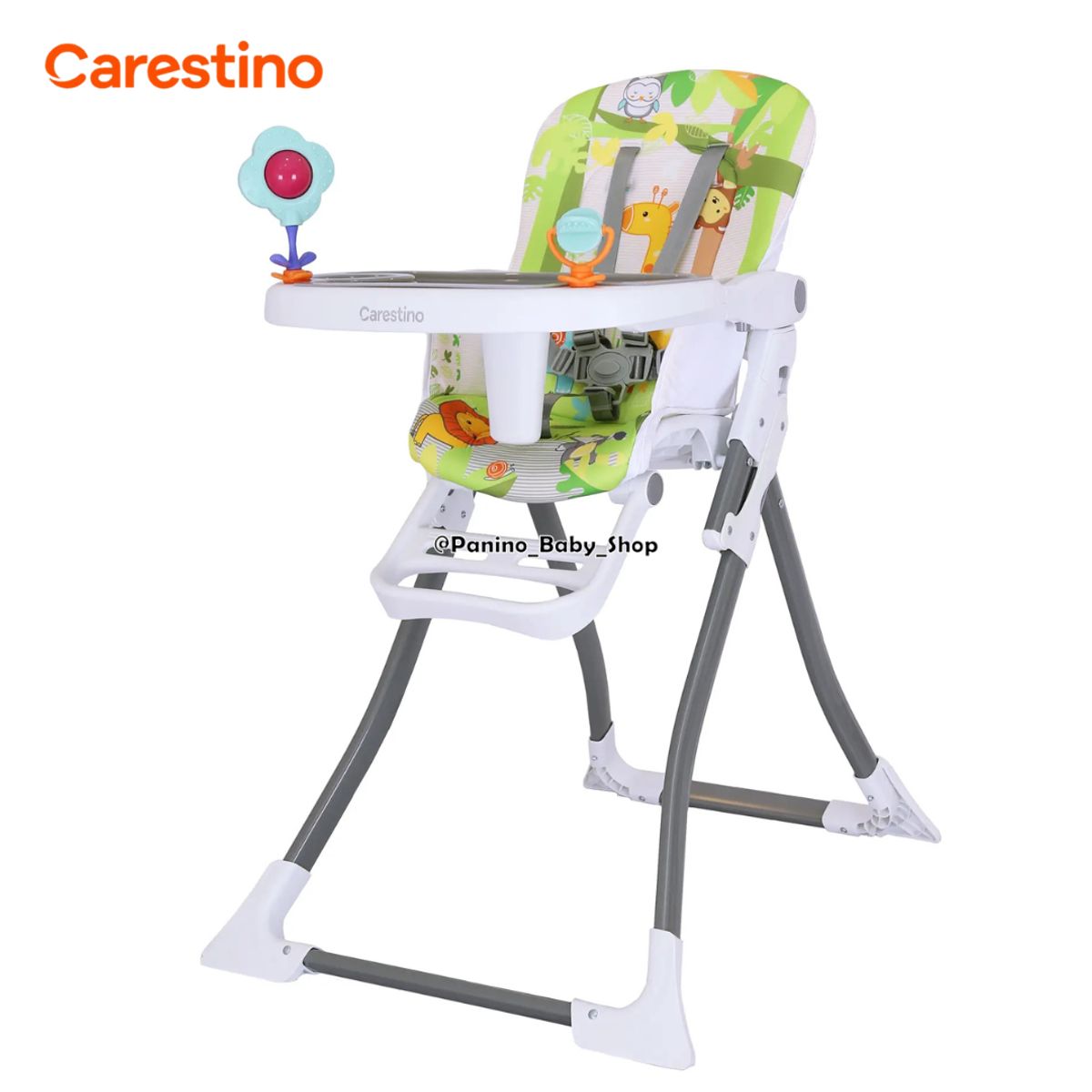 CARESTINO - Silla de Comer Plegable Compacto CARESTINO -RIO- Verde