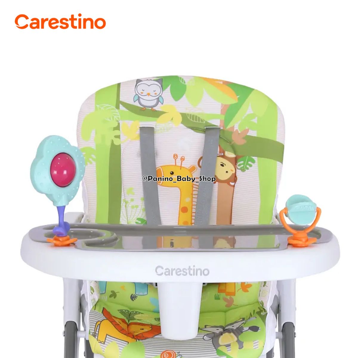 CARESTINO - Silla de Comer Plegable Compacto CARESTINO -RIO- Verde
