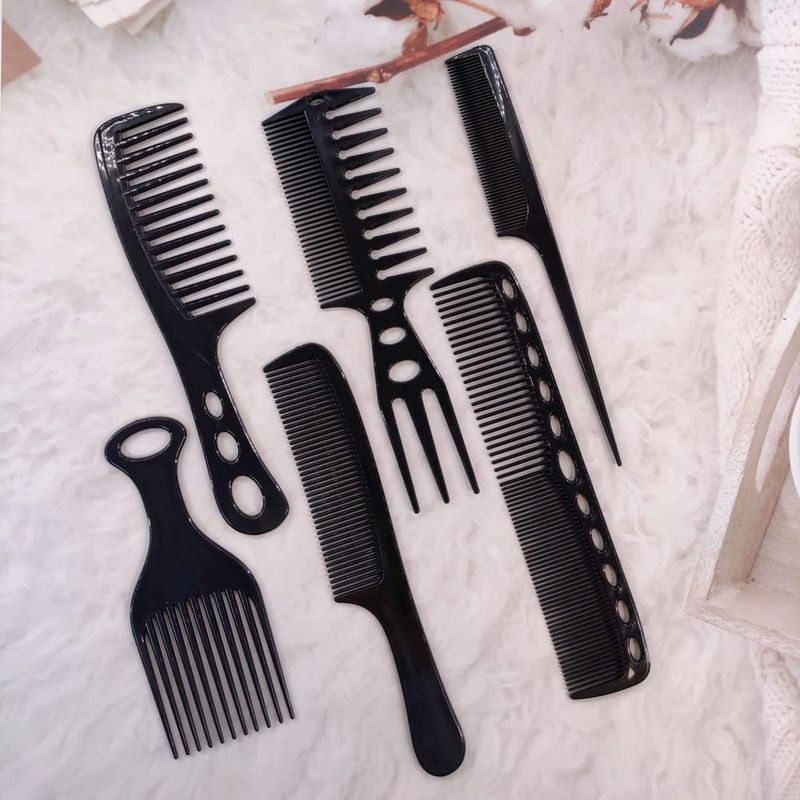 GENERICO - Set de 6 Peines Profesionales