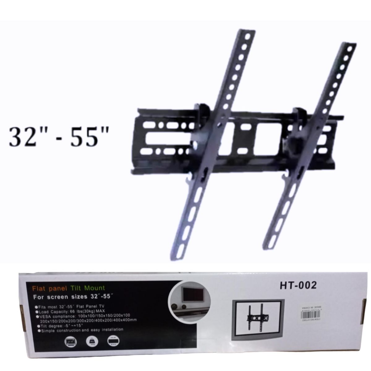 GENERICO - Rack Tv Lcd Led Smart 32 a 55 Pulgadas Base Soporte Reclinable