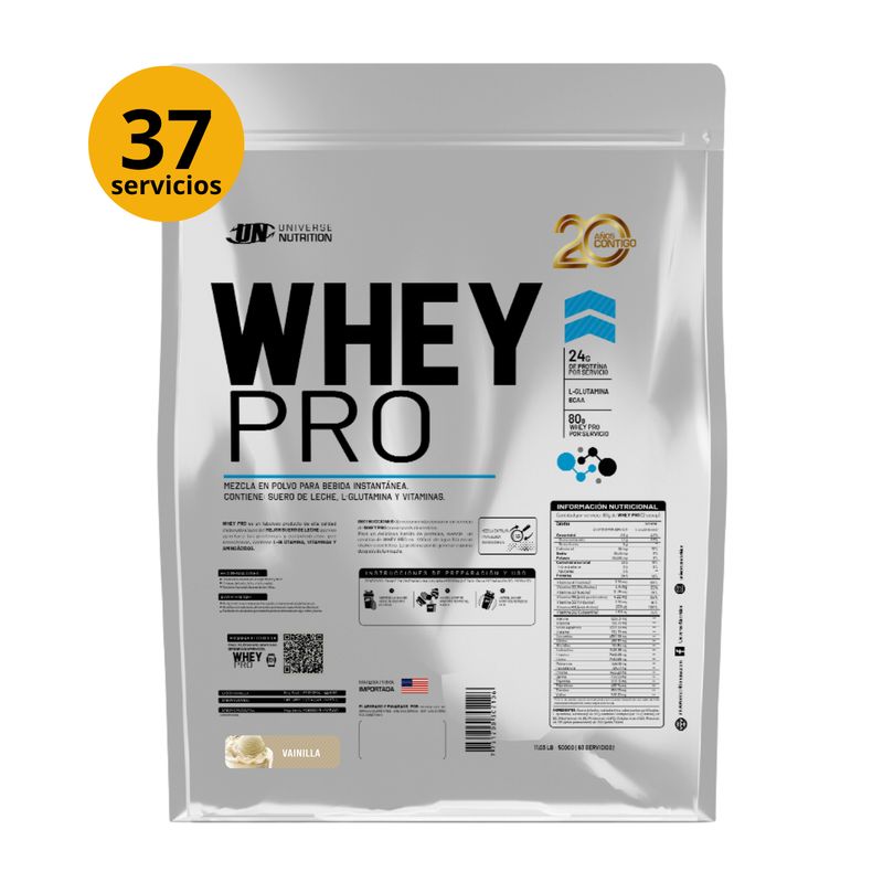 UNIVERSE NUTRITION - WHEY PRO DE 3kg VAINILLA - PROTEÍNA WHEY