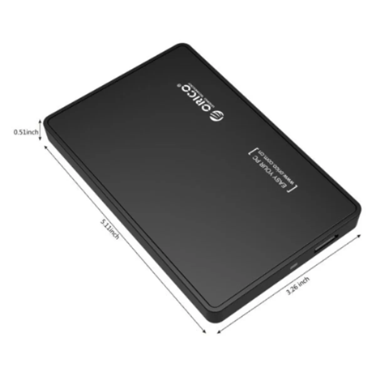 ORICO - Case para HDD y SSD de 2.5 pulgadas para almacenamiento externo