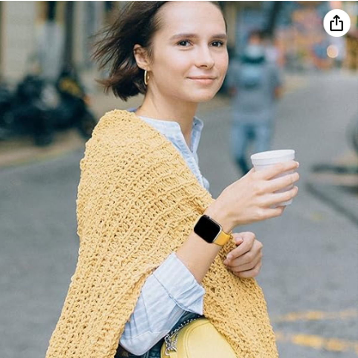 GENERICO - Correa clásica para Apple Watch 38mm - AMARILLO