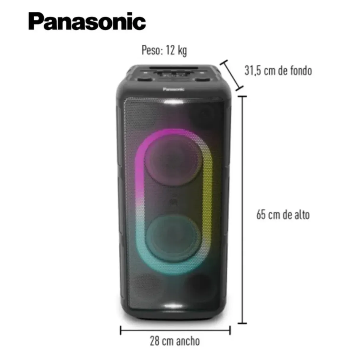 PANASONIC - Equipo de Sonido Panasonic SC-TMAX45 ONE BOX 1000W RMS Negro