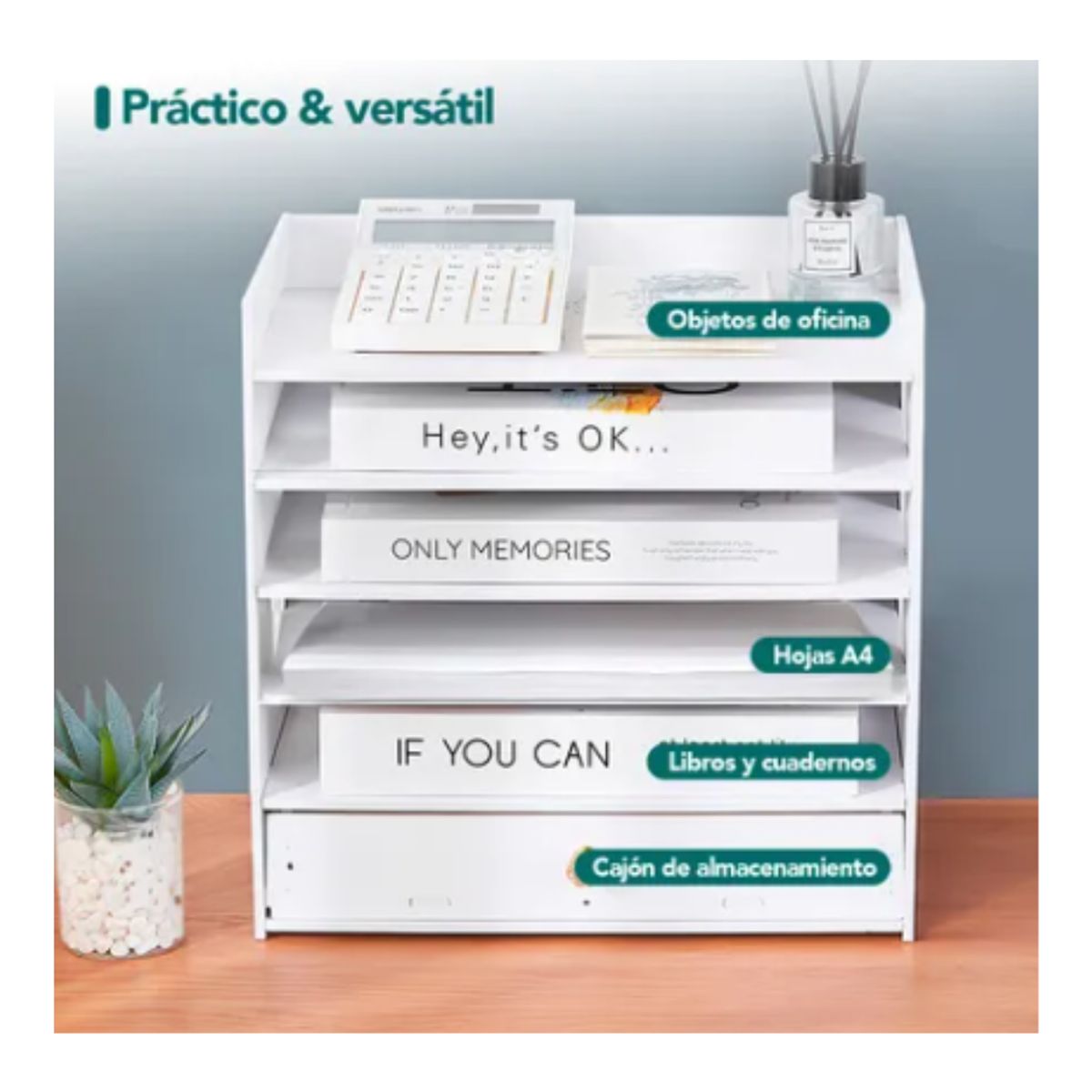 GENERICO - ORGANIZADOR DE ESCRITORIO 6 NIVELES