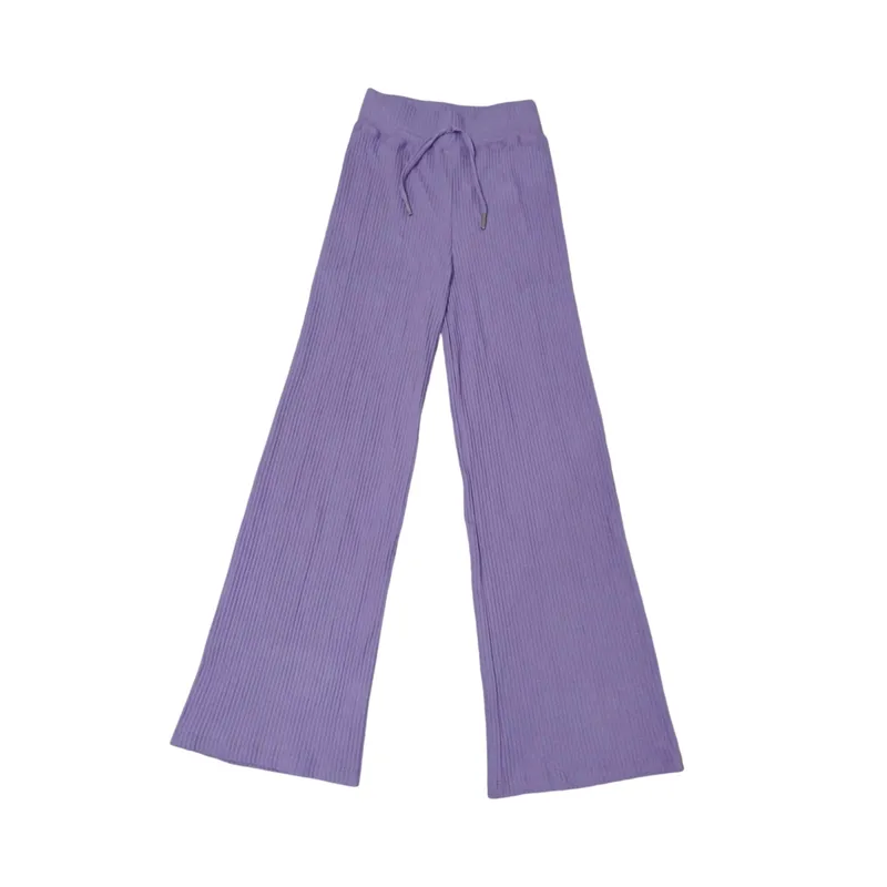 GENERICO - PANTALON PALAZZO RIB PARA DAMA
