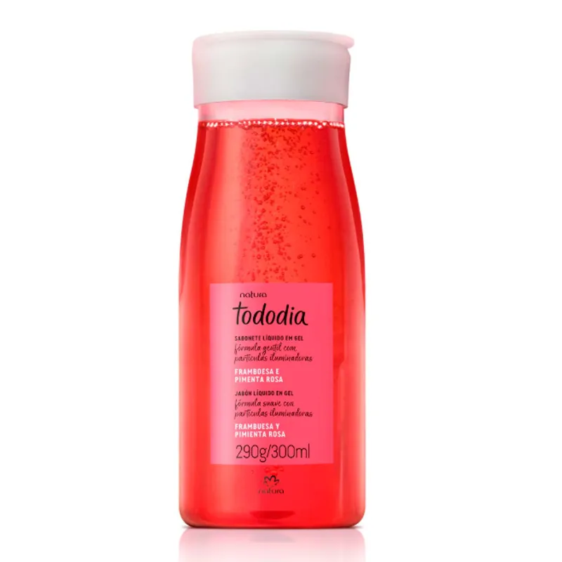 NATURA - Tododia Frambuesa y Pimienta rosa Jabón liquido en gel