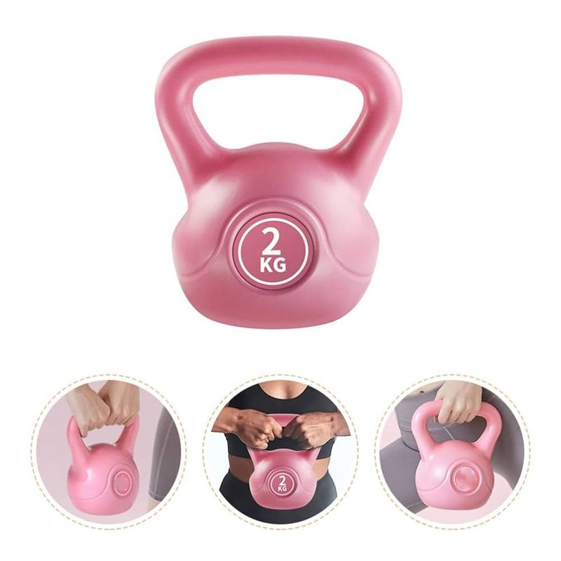 GENERICO - Pesa Rusa Kettlebell 2 Kg Fitness Entrenamiento