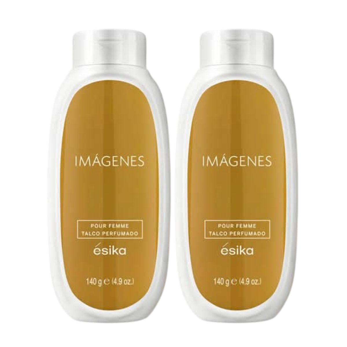 ESIKA - Pack x 2 TALCO corporal perfumado IMÁGENES ésika 140 g