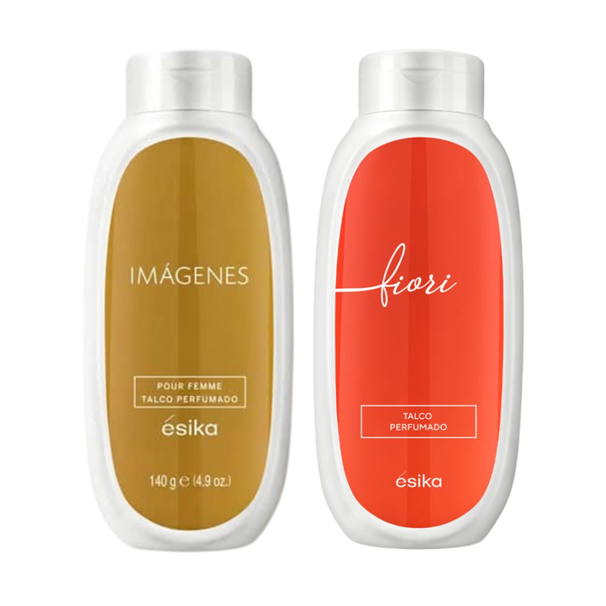 ESIKA - Pack x 2 TALCO corporal perfumado IMÁGENES FIORI ésika 140 g
