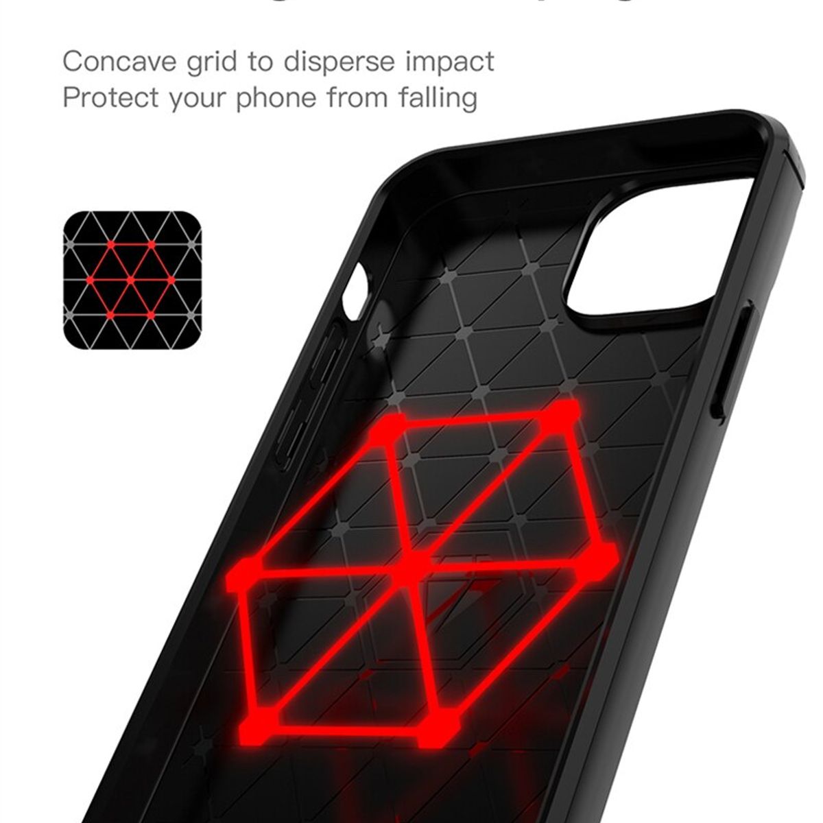 GENERICO - Funda Protector Case SONY XPERIA XZ1 - FIBRA DE CARBONO NEGRO