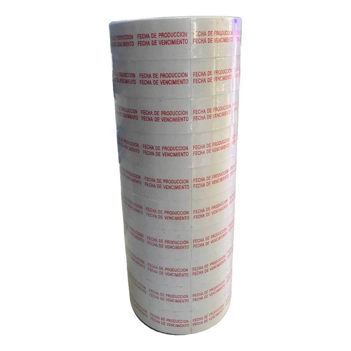 GENERICO - Etiquetas De Fecha Producción Vencimiento - Por 100 Rollos