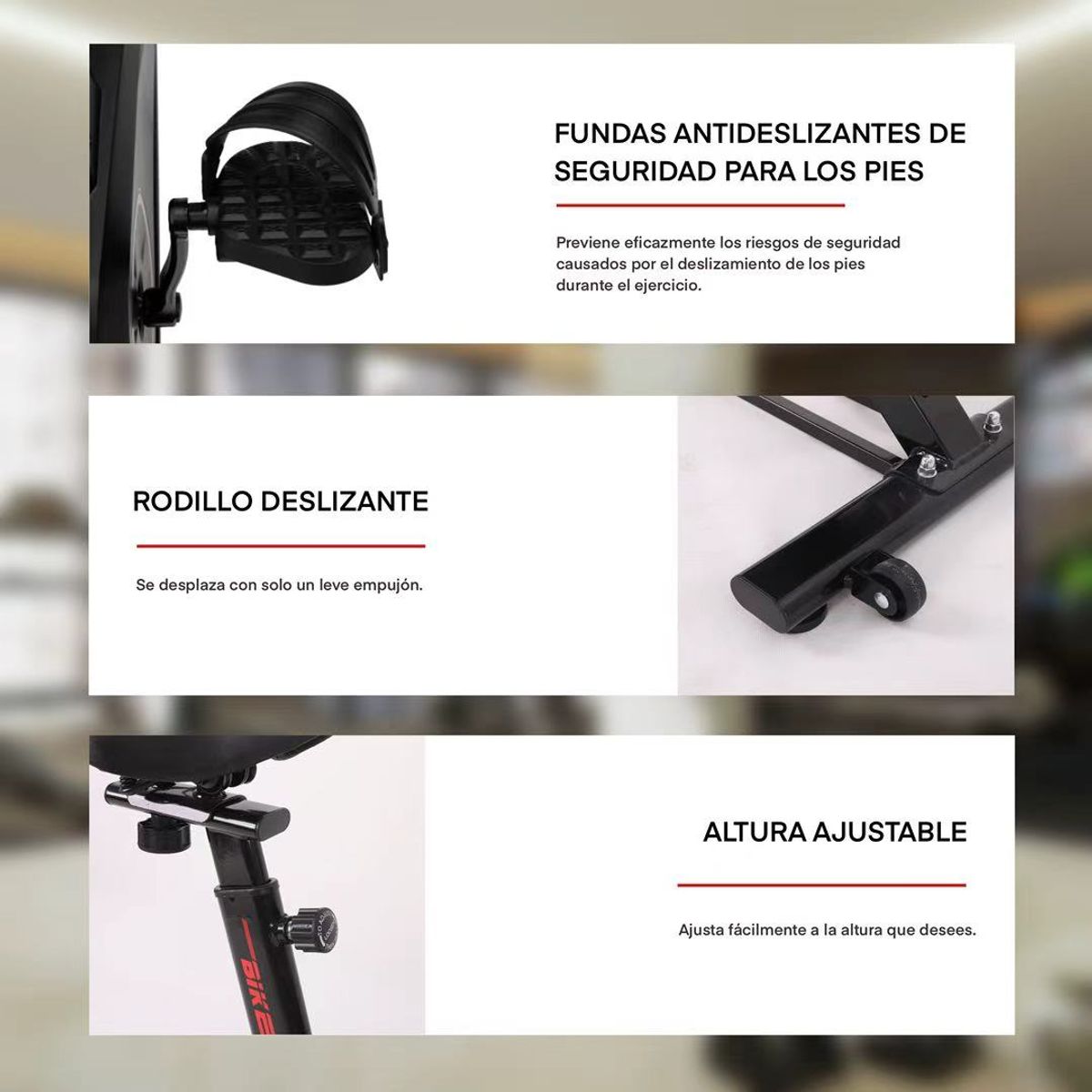 EASY FIT - Bicicleta Estática Ten EASY FIT  Sbr40 Spinning 4kg Inercia