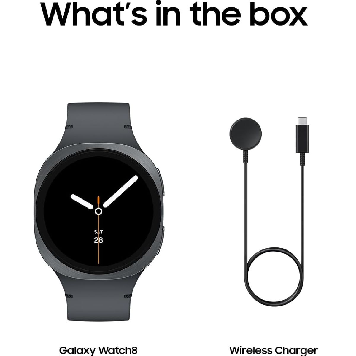 SAMSUNG - Samsung Galaxy Watch 8 (40mm Bluetooth) L320 - Graphite