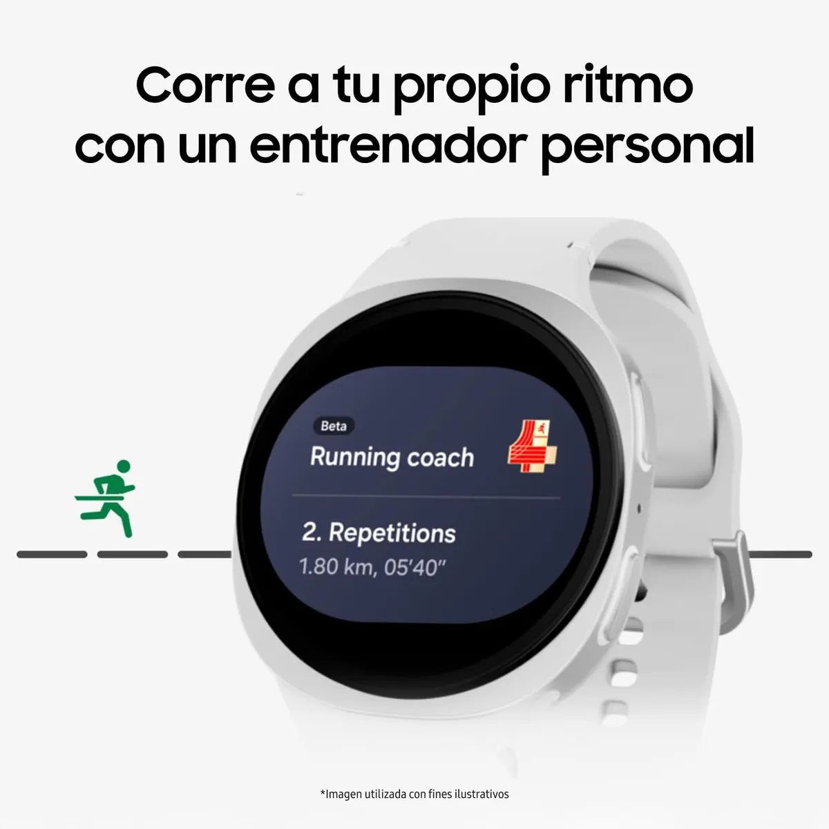 SAMSUNG - Samsung Galaxy Watch 8 (40mm Bluetooth) L320 - Plata