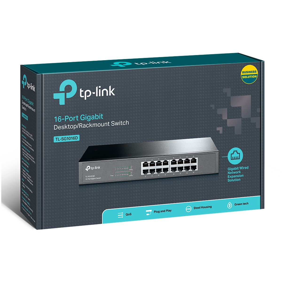 GENERICO - Switch Tp-Link Gbe 16 Puertos Rackeable Tl-Sg1016D - Alto Rendimiento Y Conexión Confiable