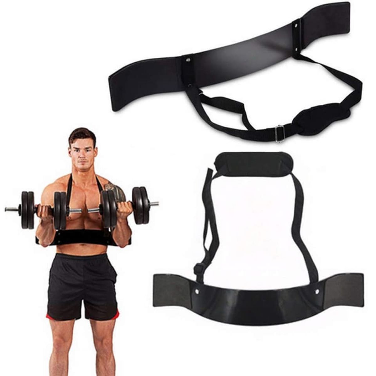 GENERICO -  Blaster Soporte Brazos Para Biceps Aislador entrenamiento