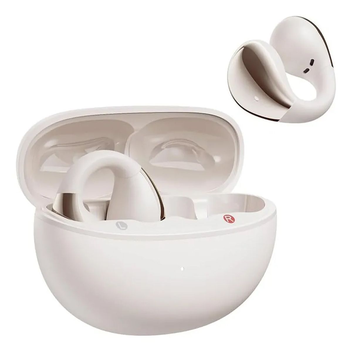 QCY - Audifonos Inalámbricos Qcy Crossky C30 Con Clip - Blanco