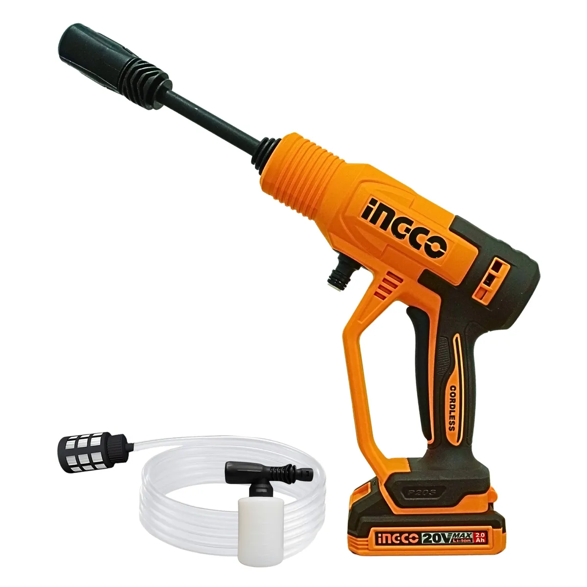 INGCO TOOLS - HIDROLAVADORA INALAMBRICA 20V LIMPIEZA PROFUNDA, CPWLI20362  INGCO