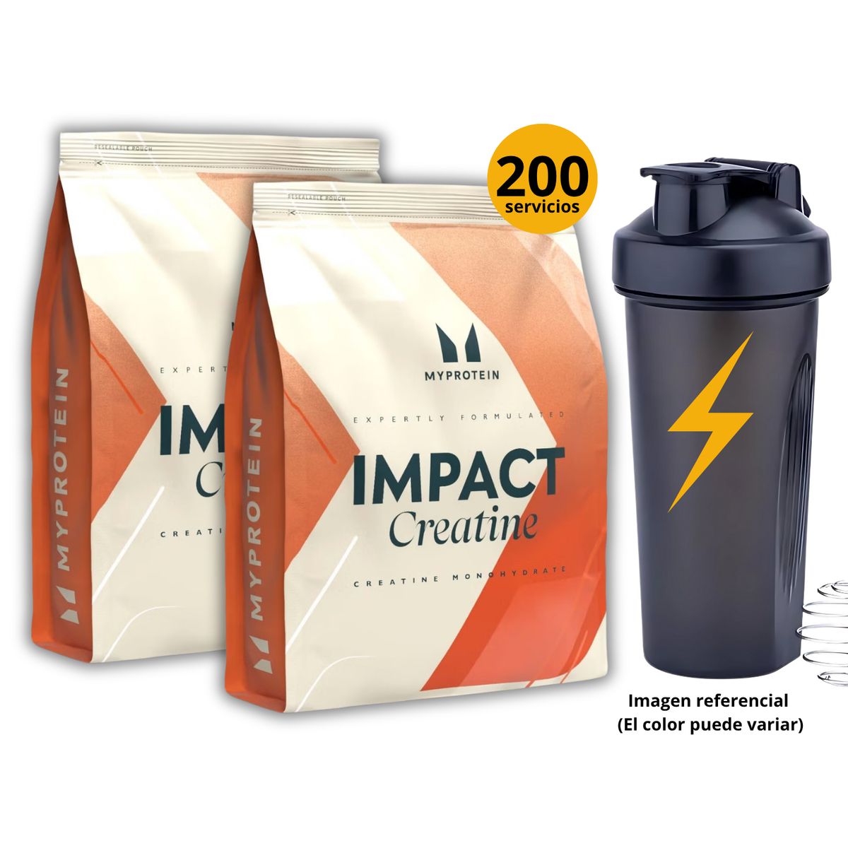 Myprotein - CREATINAS MYPROTEIN DE 500gr 2und CON SHAKER - CREATINAS MONOHIDRATADA
