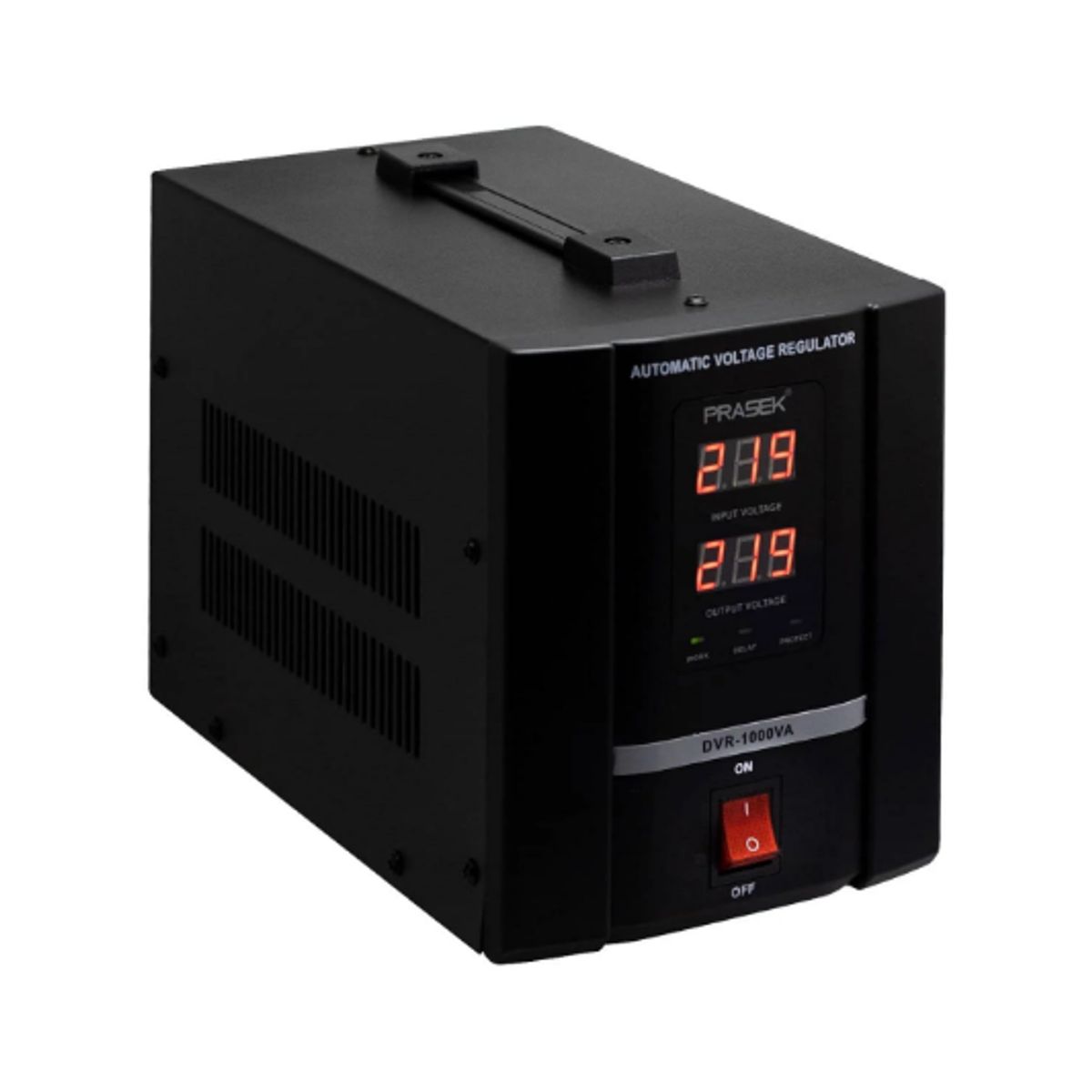 PRASEK - Estabilizador de Voltaje Servomotor 1000VA DVR-1000VA PRASEK